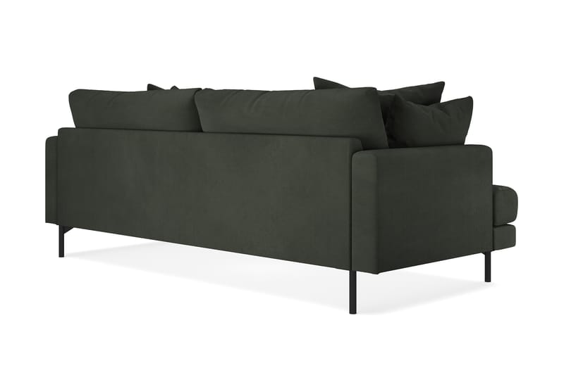 Menard 3-sits Djup Manchestersoffa - Mörkgrön - Möbler - Soffa - 3 sits soffa