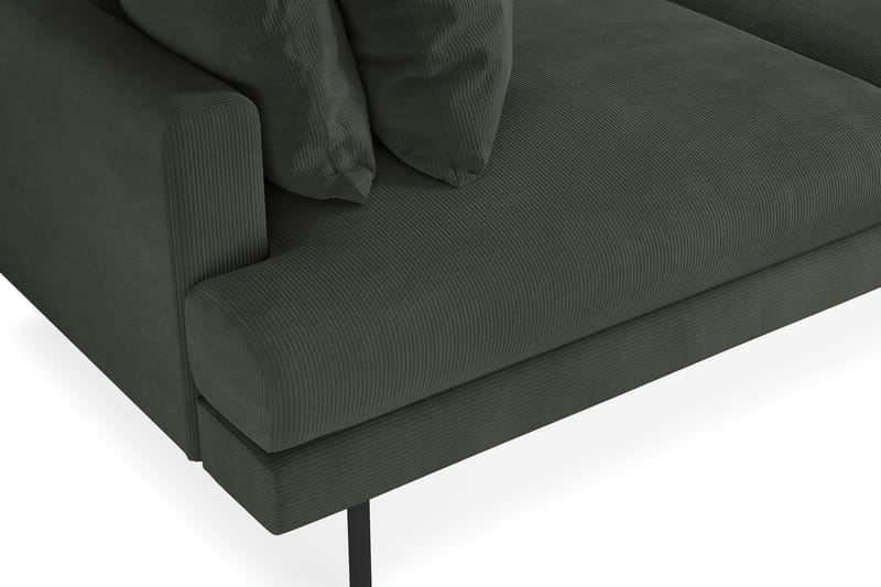 Menard 3-sits Djup Manchestersoffa - Mörkgrön - Möbler - Soffa - 3 sits soffa