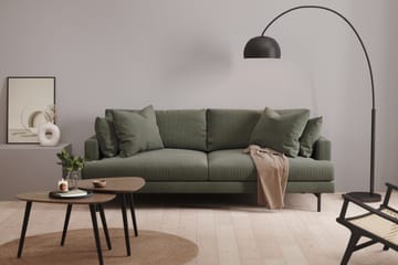 Menard 3-sits Djup Manchestersoffa - Mörkgrön - Möbler - Soffa - 3 sits soffa