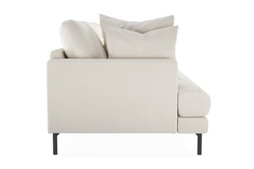 Menard 3-sits Djup Sammetssoffa - Krämvit - Möbler - Soffa - Sammetssoffa