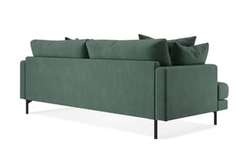Menard 3-sits Djup Sammetssoffa - Mörkgrön - Möbler - Soffa - Sammetssoffa