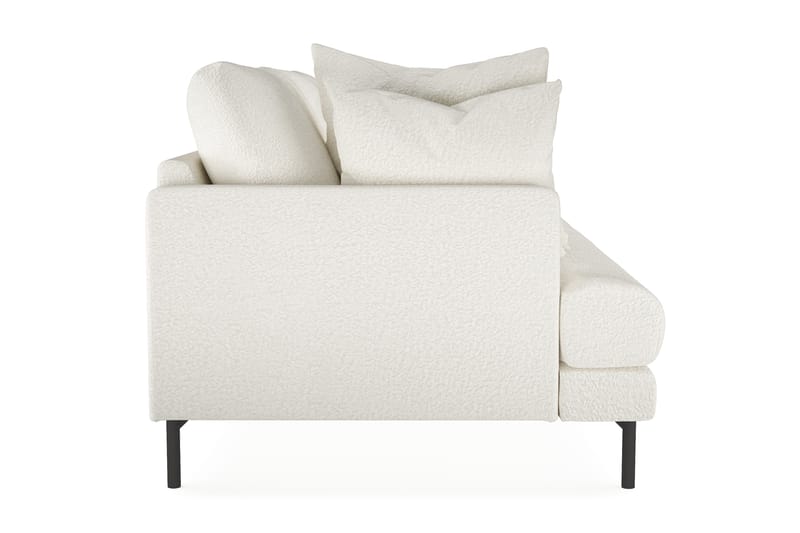 Menard 3-sits Djup Soffa i Bouclé - Vit - Möbler - Soffa - 3 sits soffa