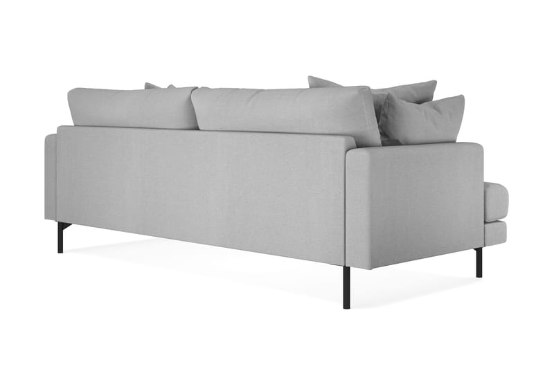 Menard 3-sits Djup Tygsoffa - Ljusgrå - Möbler - Soffa - 3 sits soffa