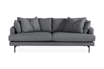 Menard 3-sits Djup Tygsoffa - Mörkgrå - Möbler - Soffa - 3 sits soffa