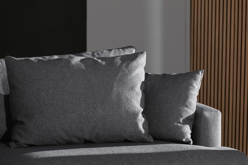 Menard 3-sits Djup Tygsoffa - Mörkgrå - Möbler - Soffa - 3 sits soffa
