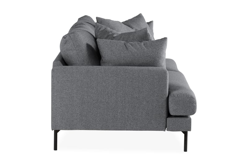 Menard 3-sits Djup Tygsoffa - Mörkgrå - Möbler - Soffa - 3 sits soffa