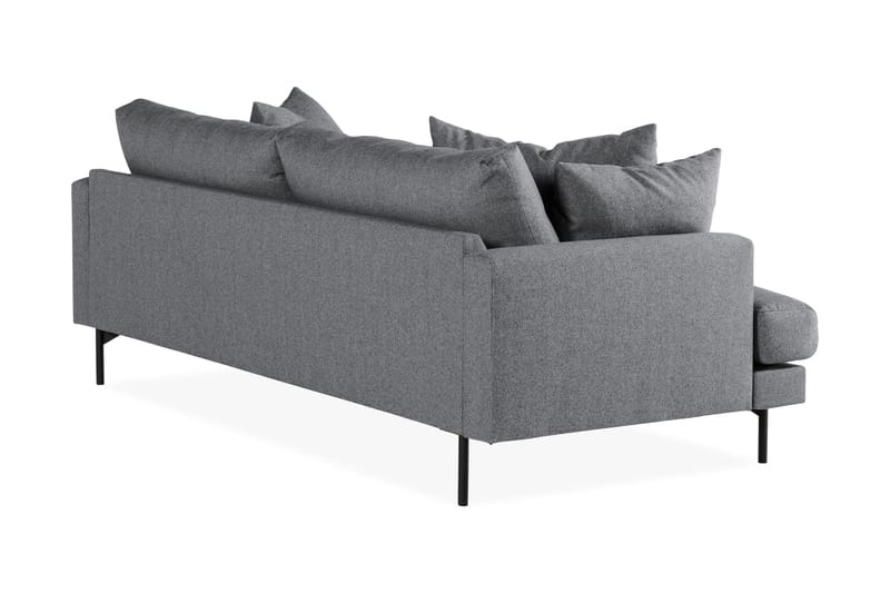 Menard 3-sits Djup Tygsoffa - Mörkgrå - Möbler - Soffa - 3 sits soffa