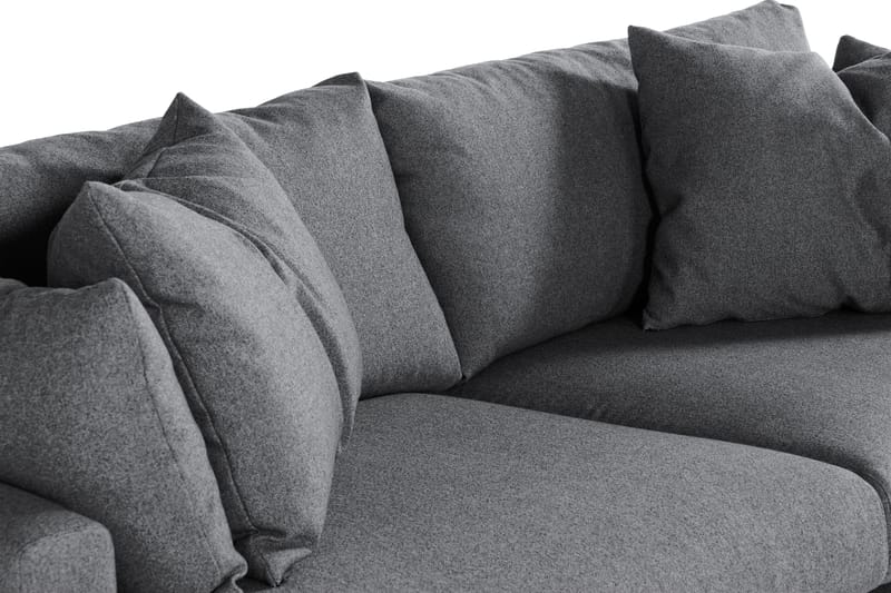 Menard 3-sits Djup Tygsoffa - Mörkgrå - Möbler - Soffa - 3 sits soffa