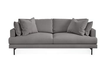Menard 3-sits Djup Tygsoffa - Mörkgrå - Möbler - Soffa - 3 sits soffa