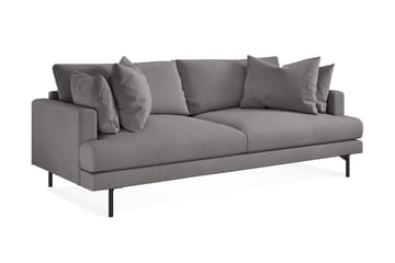 Menard 3-sits Djup Tygsoffa - Mörkgrå - Möbler - Soffa - 3 sits soffa