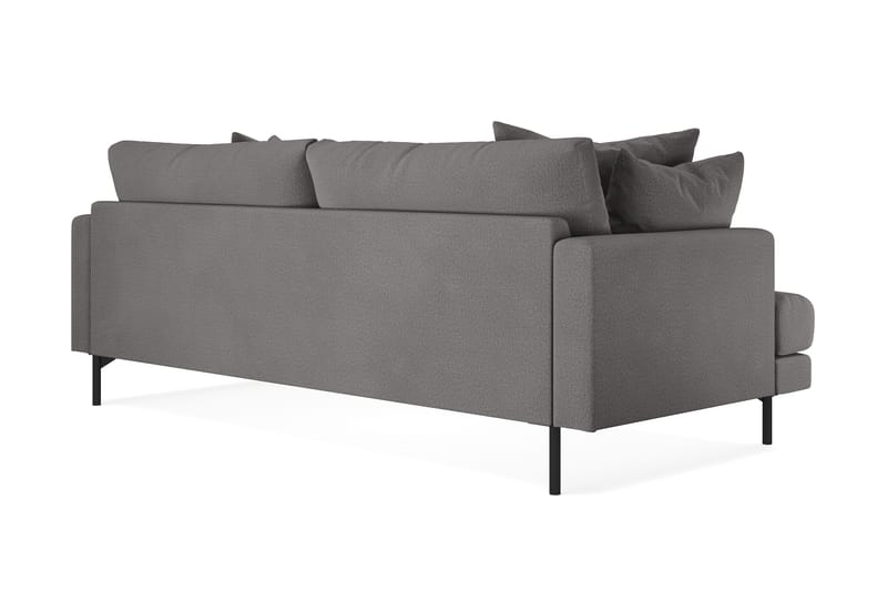 Menard 3-sits Djup Tygsoffa - Mörkgrå - Möbler - Soffa - 3 sits soffa