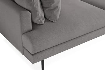 Menard 3-sits Djup Tygsoffa - Mörkgrå - Möbler - Soffa - 3 sits soffa