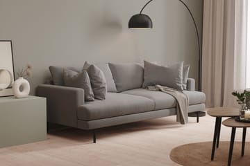 Menard 3-sits Djup Tygsoffa - Mörkgrå - Möbler - Soffa - 3 sits soffa