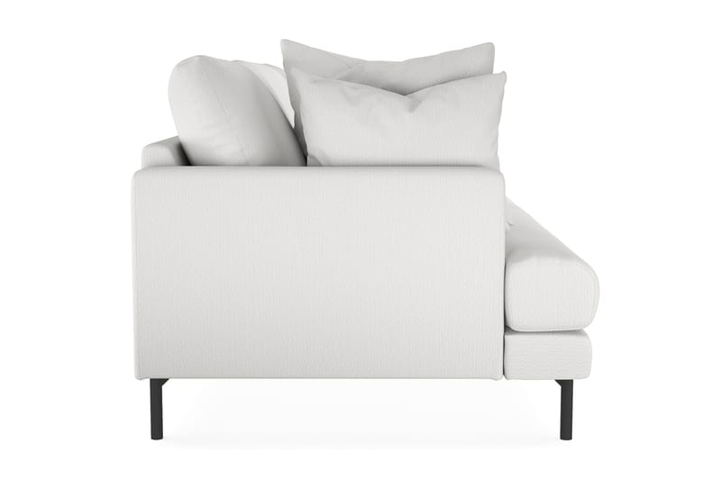 Menard 3-sits Djup Tygsoffa - Vit - Möbler - Soffa - 3 sits soffa
