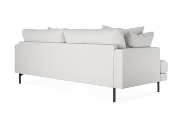 Menard 3-sits Djup Tygsoffa - Vit - Möbler - Soffa - 3 sits soffa