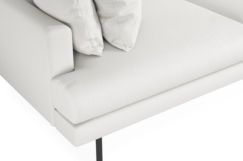 Menard 3-sits Djup Tygsoffa - Vit - Möbler - Soffa - 3 sits soffa