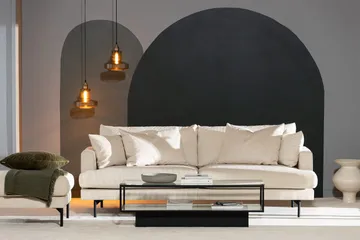 Menard 4-sits Djup Manchestersoffa - Beige - Möbler - Soffa - 4 sits soffa