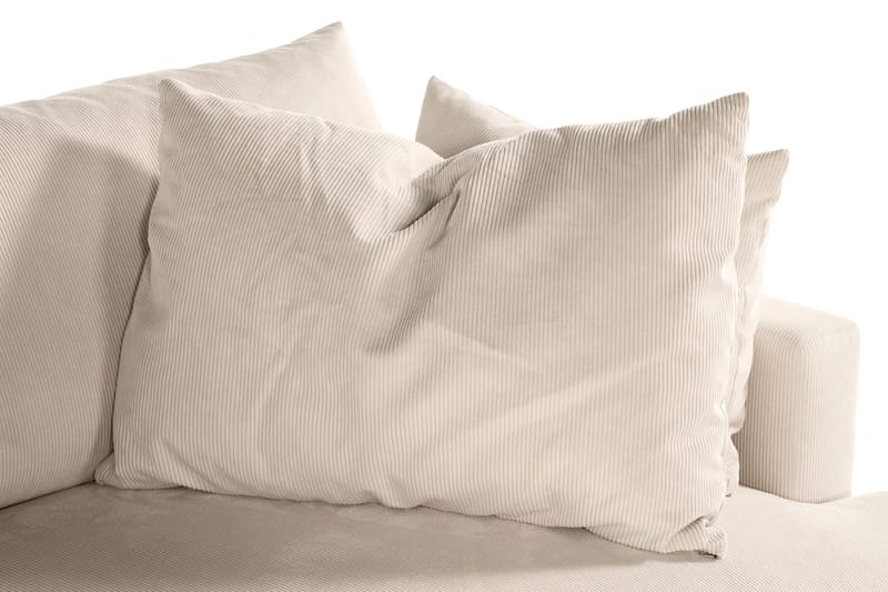 Menard 4-sits Djup Manchestersoffa - Beige - Möbler - Soffa - 4 sits soffa