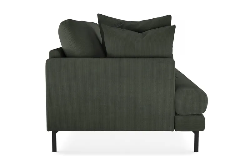 Menard 4-sits Djup Manchestersoffa - Mörkgrön - Möbler - Soffa - 4 sits soffa