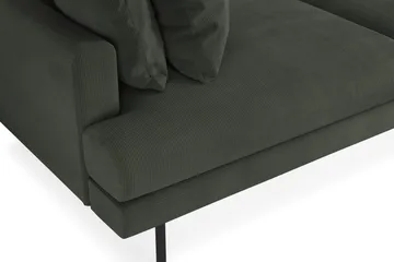 Menard 4-sits Djup Manchestersoffa - Mörkgrön - Möbler - Soffa - 4 sits soffa