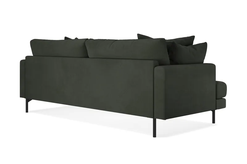 Menard 4-sits Djup Manchestersoffa - Mörkgrön - Möbler - Soffa - 4 sits soffa