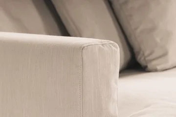 Menard 4-sits Djup Tygsoffa - Beige - Möbler - Soffa - 4 sits soffa