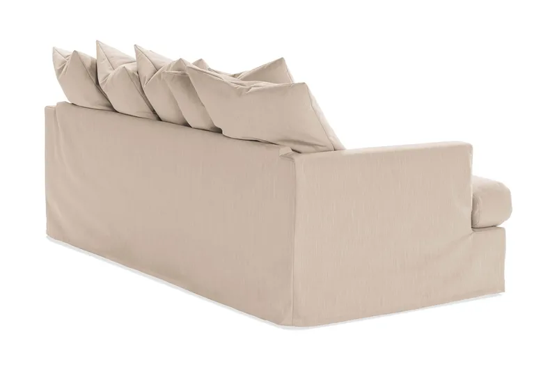 Menard 4-sits Djup Tygsoffa - Beige - Möbler - Soffa - 4 sits soffa