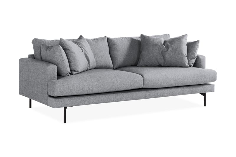 Menard 4-sits Djup Tygsoffa - Grå - Möbler - Soffa - 4 sits soffa
