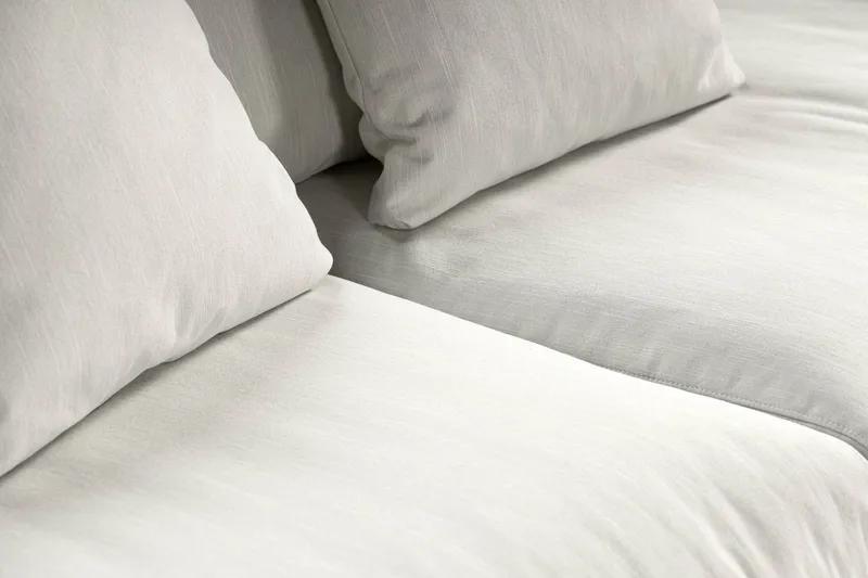 Menard 4-sits Tygsoffa - Ljusgrå - Möbler - Soffa - 4 sits soffa