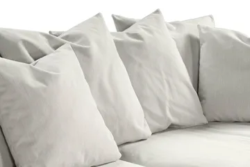 Menard 4-sits Djup Tygsoffa - Ljusgrå - Möbler - Soffa - 4 sits soffa