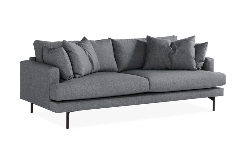 Menard 4-sits Djup Tygsoffa - Mörkgrå - Möbler - Soffa - 4 sits soffa