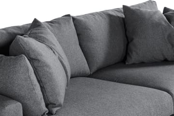 Menard 4-sits Djup Tygsoffa - Mörkgrå - Möbler - Soffa - 4 sits soffa
