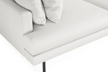 Menard 4-sits Djup Tygsoffa - Vit - Möbler - Soffa - 4 sits soffa