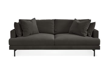 Menard 4-sits Manchestersoffa - Mörkgrå - Möbler - Soffa - 4 sits soffa