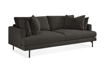 Menard 4-sits Manchestersoffa - Mörkgrå - Möbler - Soffa - 4 sits soffa