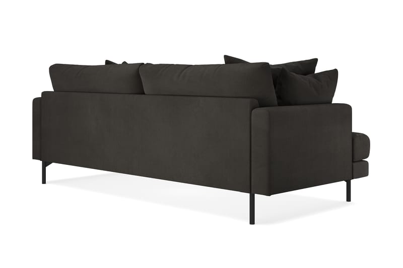 Menard 4-sits Manchestersoffa - Mörkgrå - Möbler - Soffa - 4 sits soffa