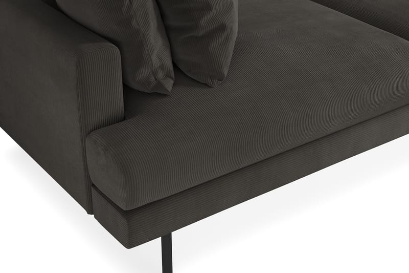 Menard 4-sits Manchestersoffa - Mörkgrå - Möbler - Soffa - 4 sits soffa