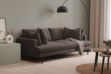 Menard 4-sits Manchestersoffa - Mörkgrå - Möbler - Soffa - 4 sits soffa