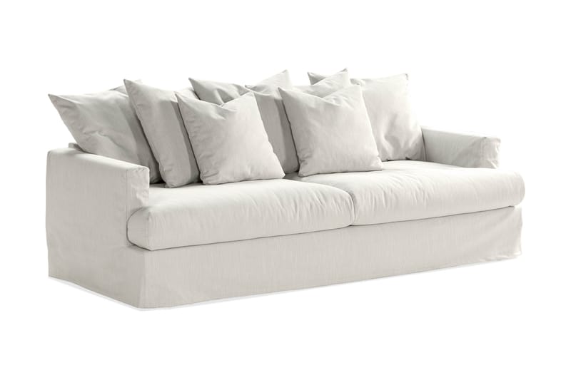 Menard 4-sits Tygsoffa - Ljusgrå - Möbler - Soffa - 4 sits soffa