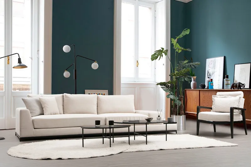 Mezonzo 4-sits Soffa - Beige - Möbler - Soffa - 4 sits soffa