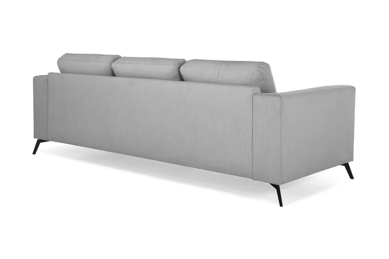 Ocean Lyx 3-sits Tygsoffa - Grå - Möbler - Soffa - 4 sits soffa