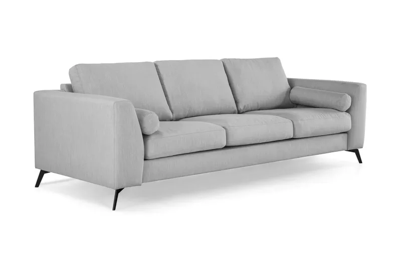 Ocean Lyx 3-sits Tygsoffa - Grå - Möbler - Soffa - 4 sits soffa