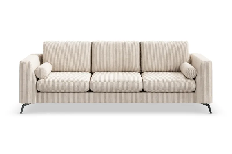 Ocean Lyx 4-sits Manchestersoffa, Beige