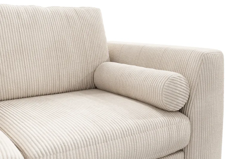 Ocean Lyx 4-sits Manchestersoffa - Beige - Möbler - Soffa - 4 sits soffa