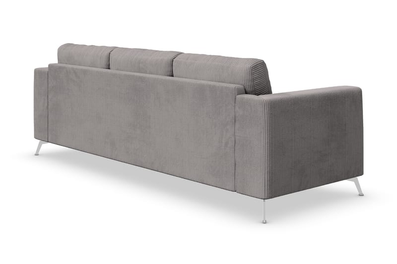 Ocean Lyx 4-sits Manchestersoffa - Mörkgrå - Möbler - Soffa - 4 sits soffa