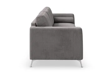 Ocean Lyx 4-sits Manchestersoffa - Mörkgrå - Möbler - Soffa - 4 sits soffa