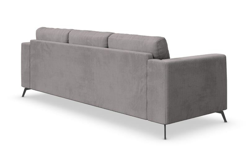 Ocean Lyx 4-sits Manchestersoffa - Mörkgrå - Möbler - Soffa - 4 sits soffa