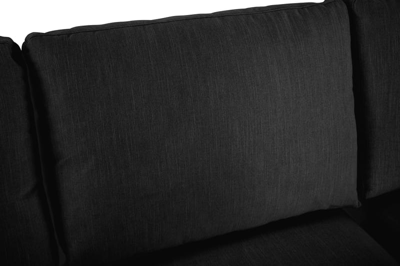 Ocean Lyx 4-sits Tygsoffa - Svart - Möbler - Soffa - 4 sits soffa