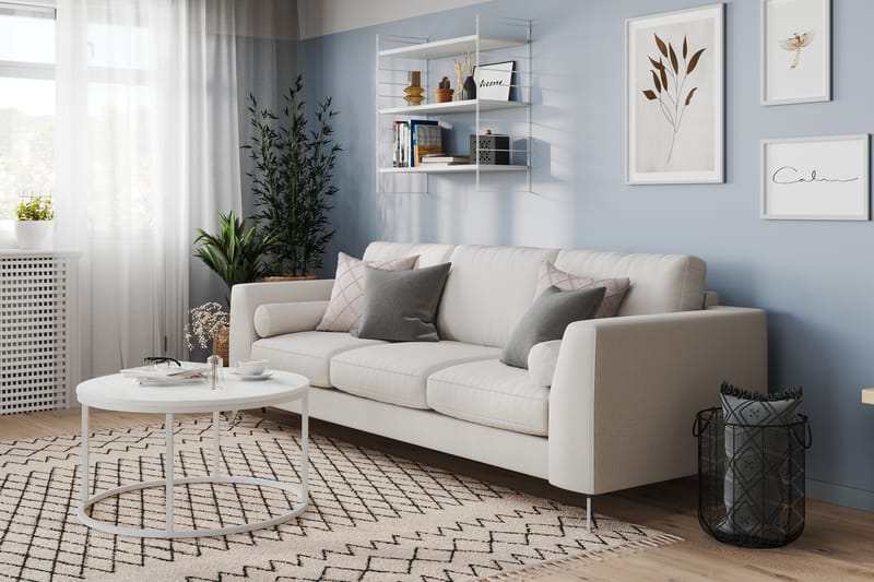 Soffa Friday Lyx 4-sits - Linnebeige - Möbler - Soffa - 4 sits soffa