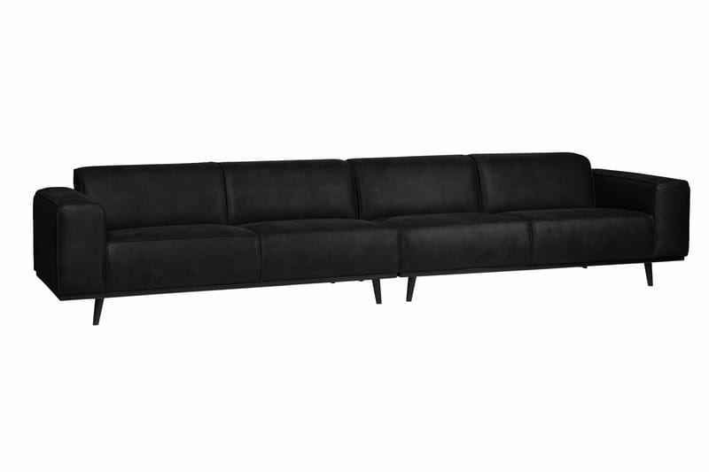 Soffa Nowell 4-sits Large - Svart - 4 sits soffa